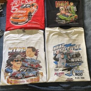 Gildan Men's Graphic T-Shirts - Red, Black, White